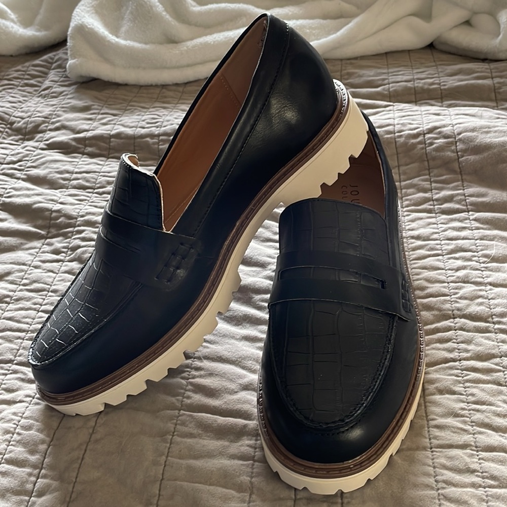 Journee Kenly Penny Loafer Size 8.5 W Black